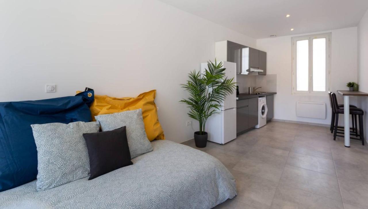 Maxbnb - Climatise - Grand Studio 37M2 & Terrasse 30M2 - Est 툴롱 외부 사진